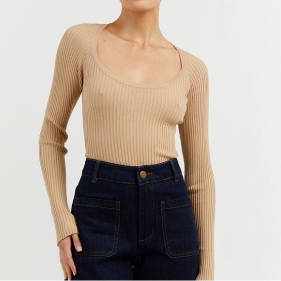 DISSH ribbed long sleeve top - Picture 1 of 2